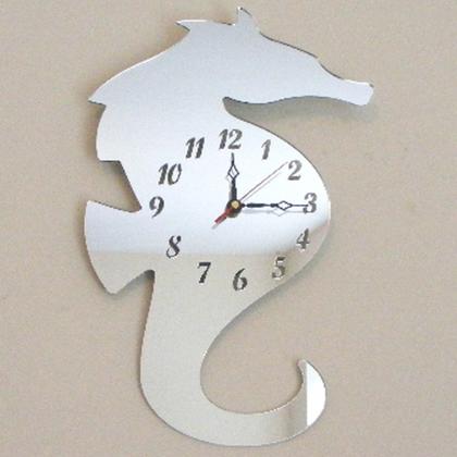 Seahorse Clock Mirror - 40cm